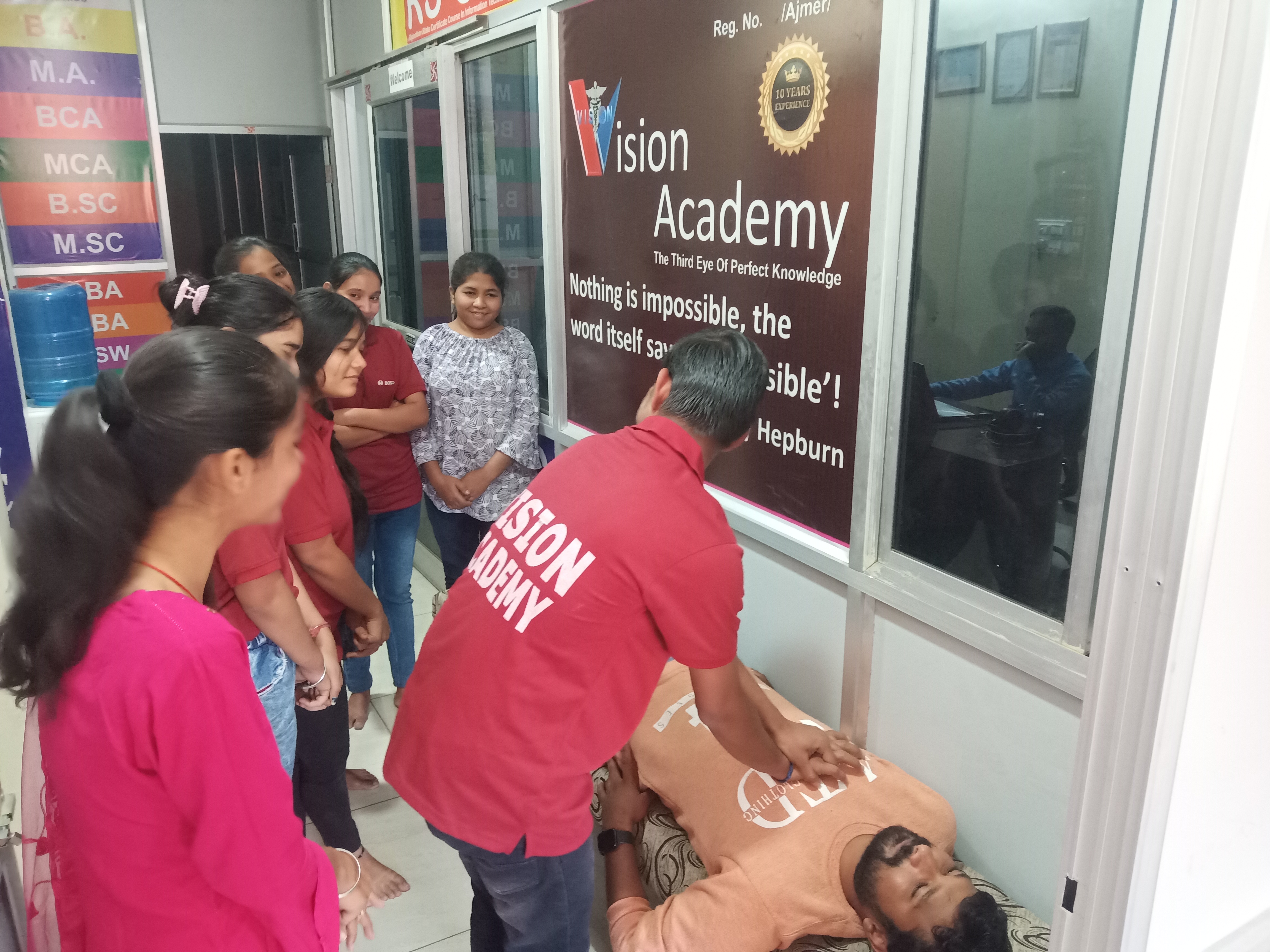 Care Giver Practical Training Session