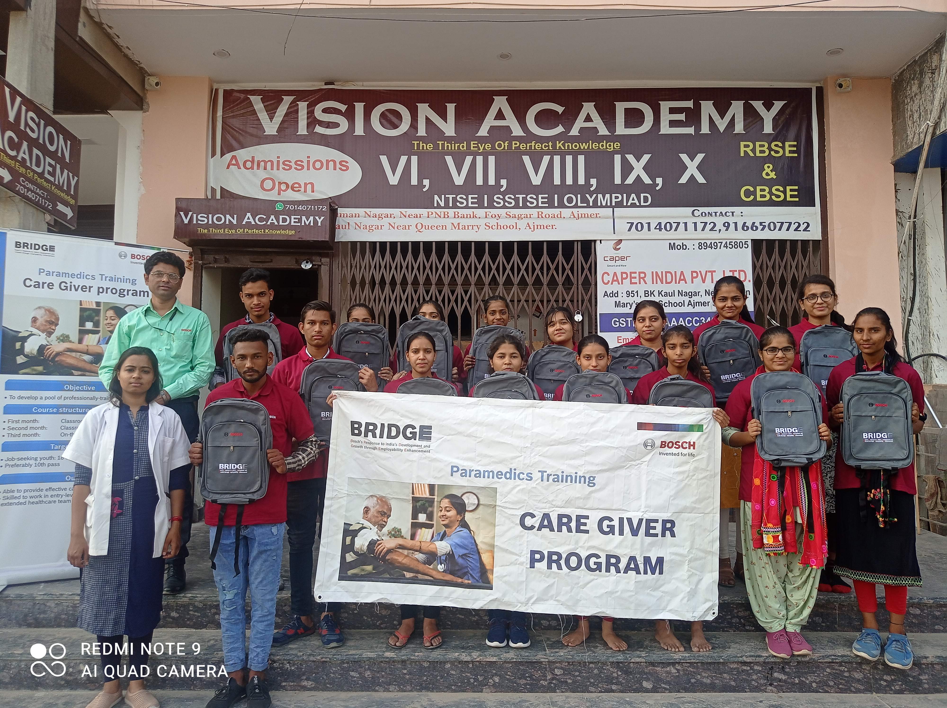 Care Giver Programme – Group Photo of Trainees