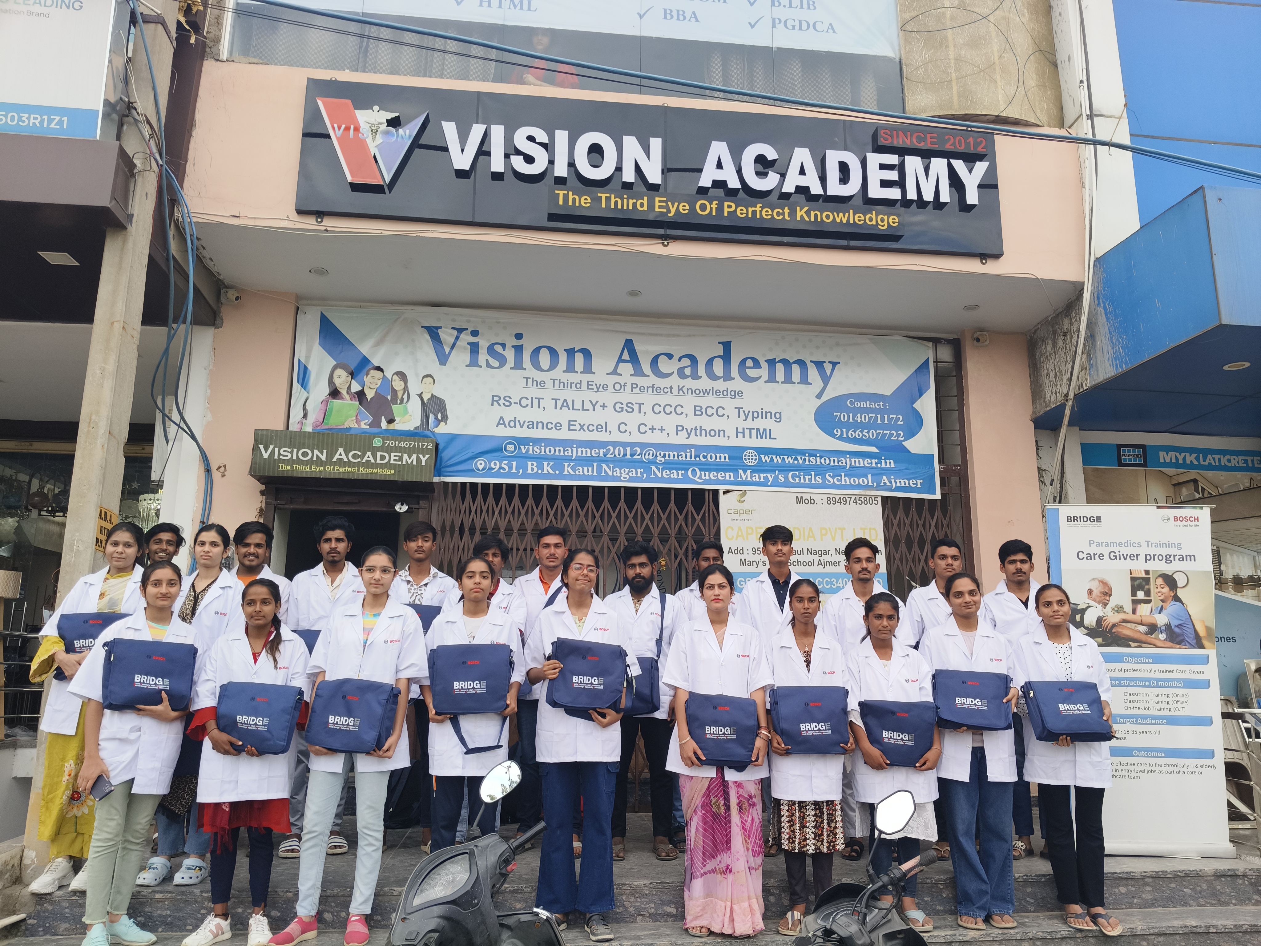 BOSCH BRIDGE Care Giver Programme – Student Kit Distribution